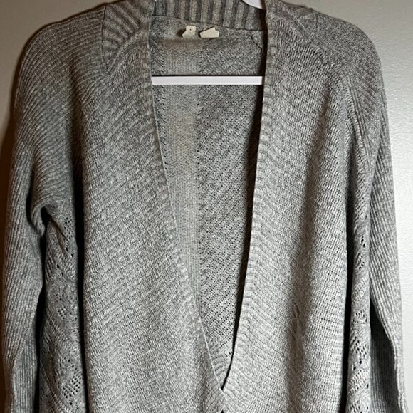 Anthropologie Moth Cardigan Sweater in Gray Size L - Picture 1 of 5
